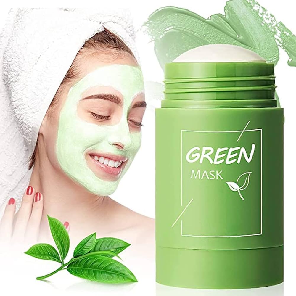 THE MAGIC GREEN STICK MASK ,green tea oil control cleansing mask / Blackhead Mud Mask | Deep Cleansing Mask | To Tight Pores | For Acne