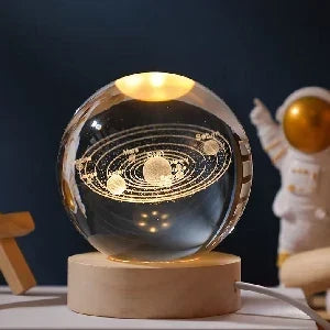3D Crystal Galaxy Ball Lamp For Room & Home Decoration