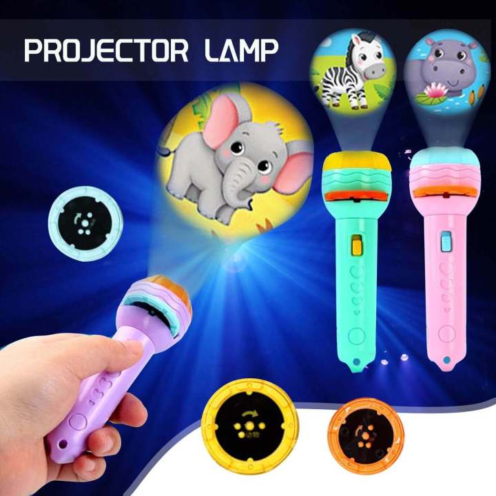 Children’s Slide Projector Torch With 1 Reels Slide
